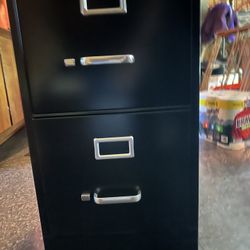 Staples Brand 2 Drawer Locking File Cabinet