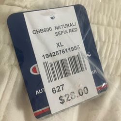 Champion Classic Jogger Pants 627 Youth XL NWT Natural / Sepia Red