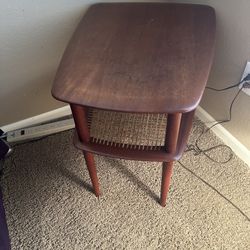 Authentic Mid Century End Table 