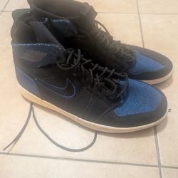 Nike Air Jordan 1 Retro High Ultra Sneakers Sz 12 Blue Lace Up
