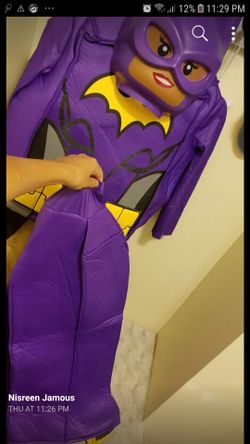 Brand new Halloween Lego Batgirl costume size M (6-8years)