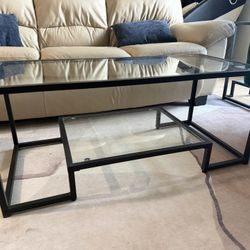 Coffee Table With 2 Side Tables