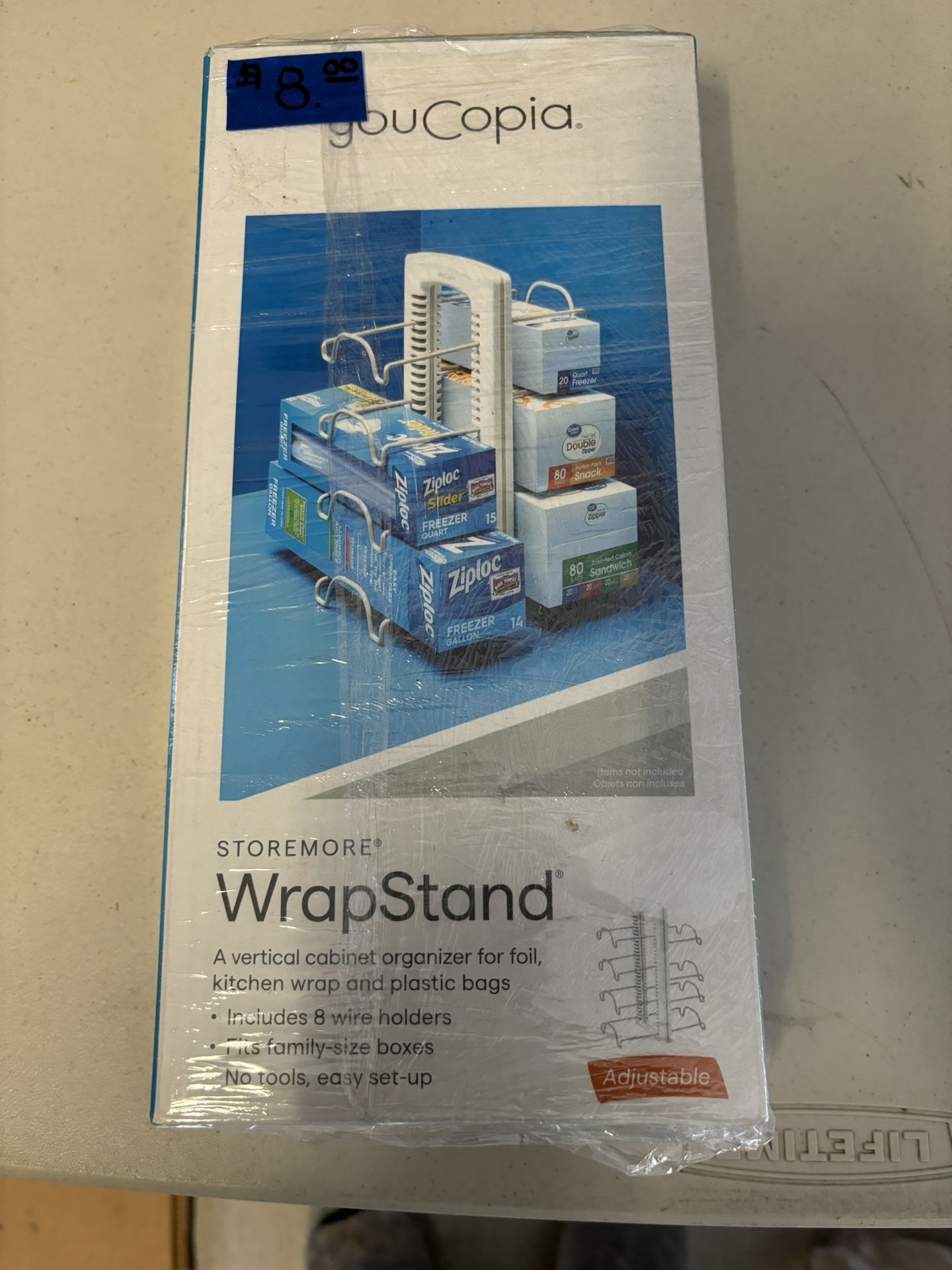 Kitchen Wrap Stand Organizer