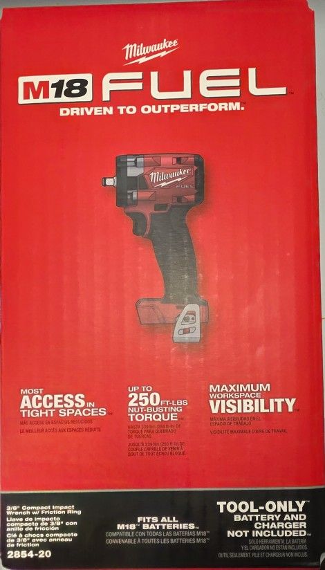 Milwaukee M18 Fuel 3/8 Impact Wrench 