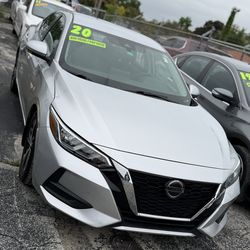 2020 Nissan sentra 55k miles full price cash  $9500 we finance with $4500