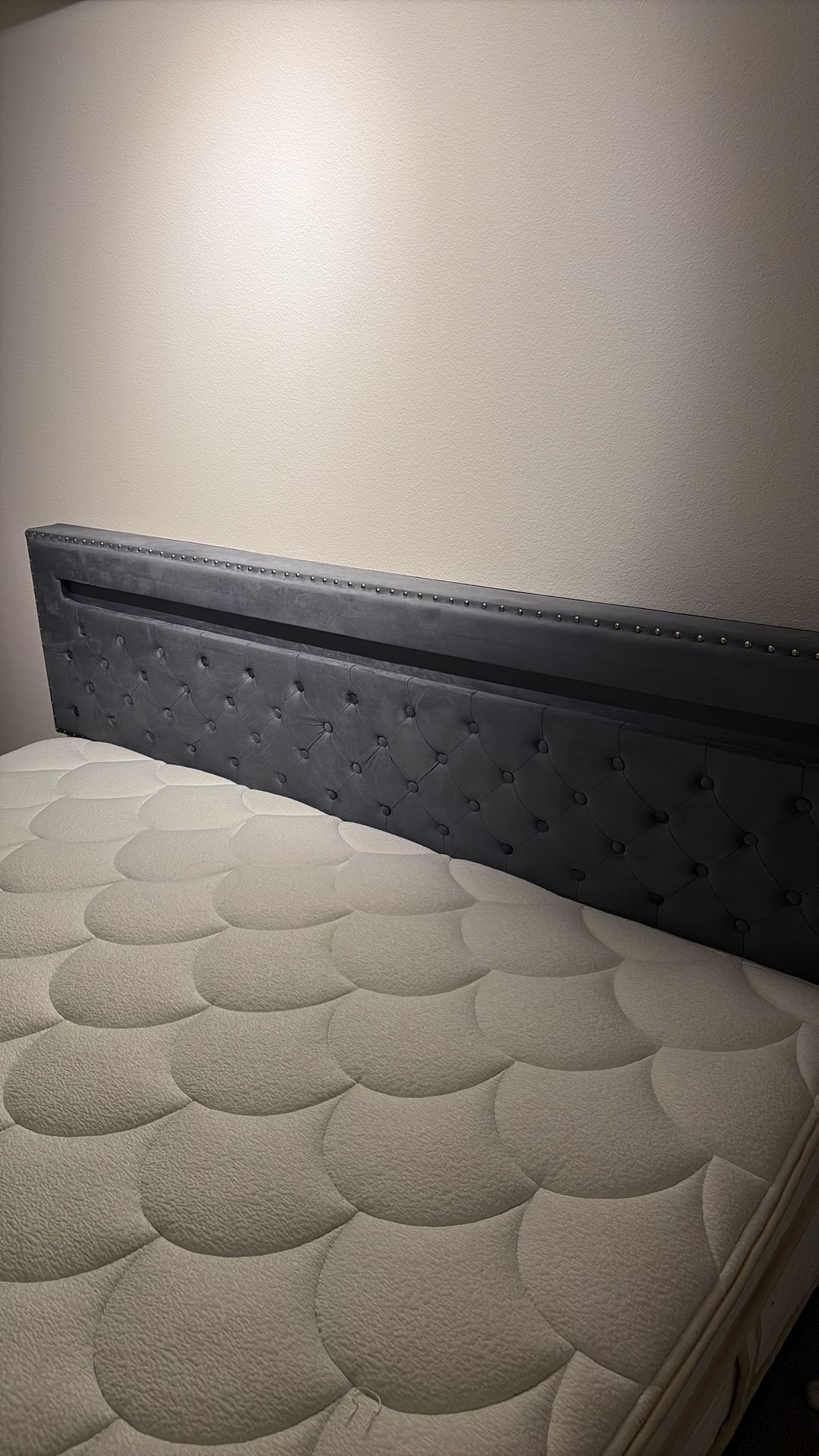 bed frame and mattress