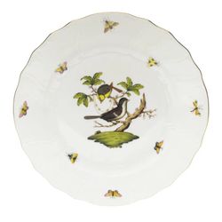 Herend Rothschild Bird Set Of 12  Plates - 9 Variants 