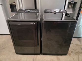 Samsung Top-Load Washer And Dryer Set