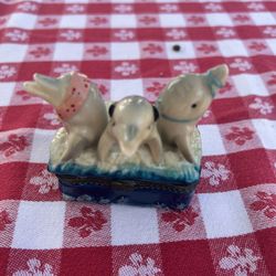 Small Dolphin Jewelry Box 
