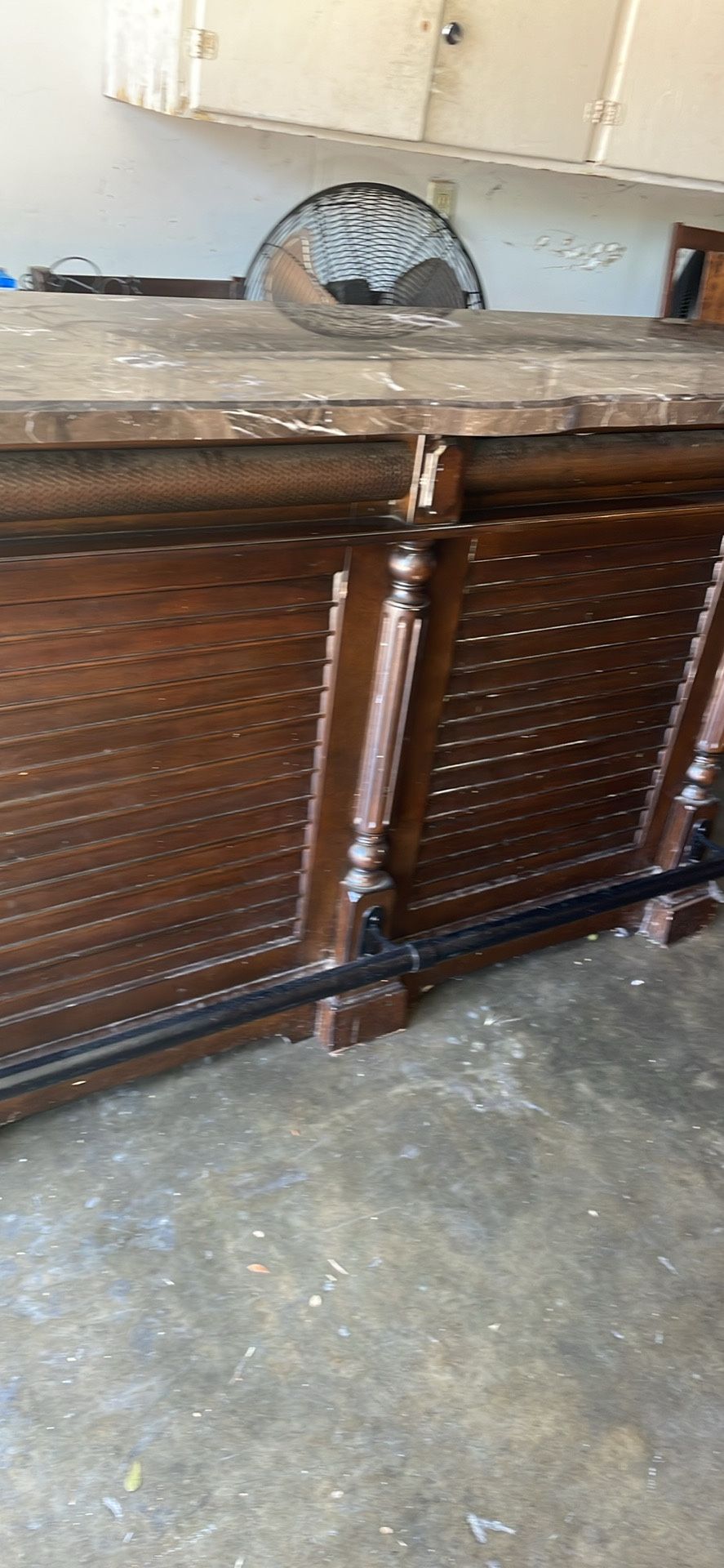 Bar comes with 4 stools