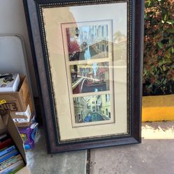 Large Picture Frame Venice Italy Signed And Numbered From Gallery