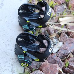 Razor Jetts Heel Wheels Heelys Adjustable Strap  "Quick click” Onto Shoes_BLACK