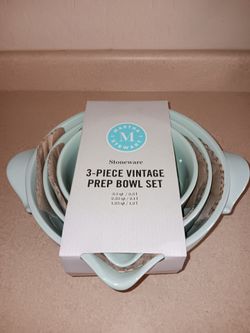 New Stoneware Bowl Set