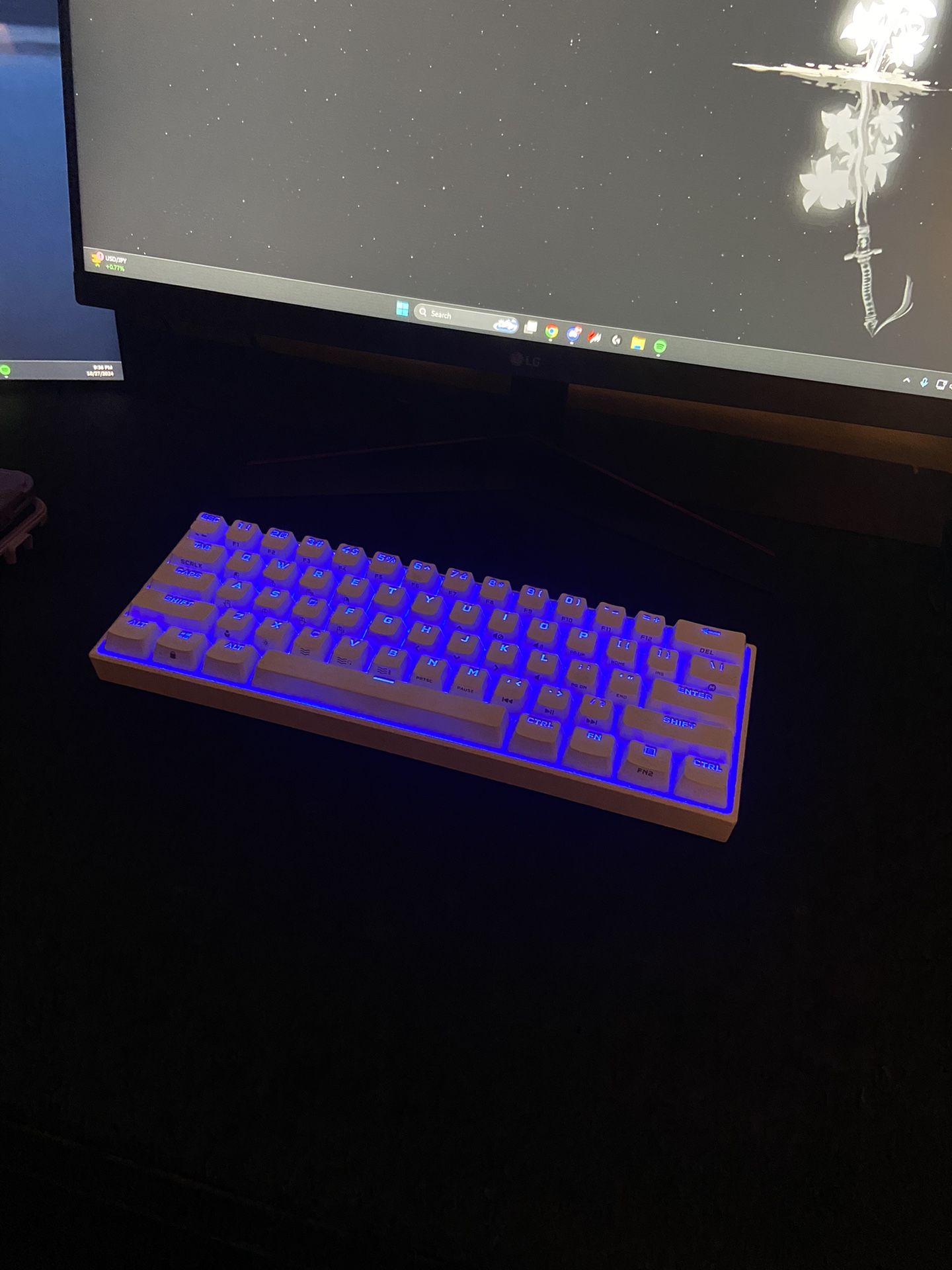 Corsair K65 RGB Mini 60% Keyboard (silver switches)