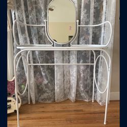 Vintage French Minimal Vanity 