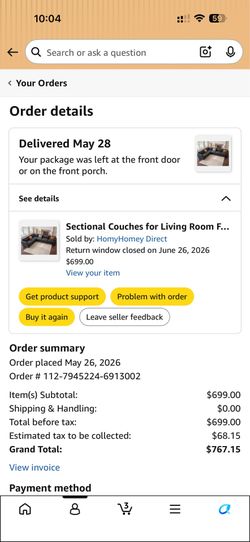 Couches Oversized Chenille Cloud Sofa (Chenille Grey, L Shape 6 Seat)