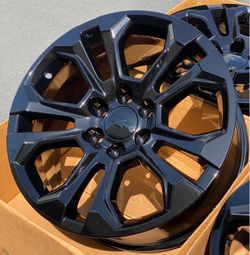 20” Chevy Silverado Tahoe factory wheels rims gloss black new