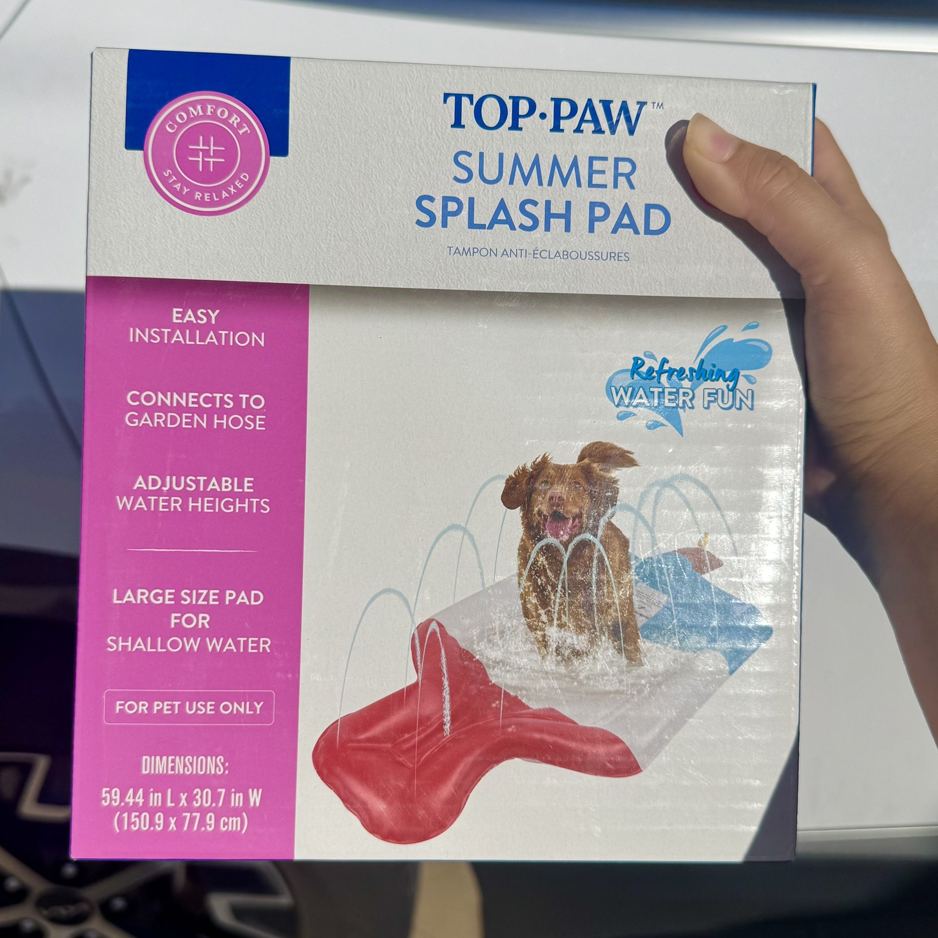 Top Paw Dog Splash Pad Pet Fun