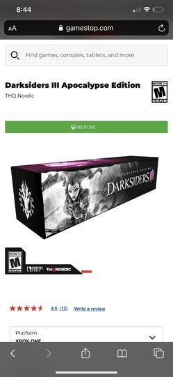 Darksiders 3 apocalypse edition for xbox one