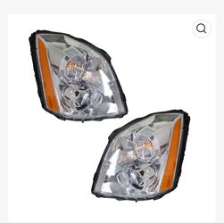 Pair HID Headlights Assembly 2006-2011 Cadillac DTS 4.6L Projector Headlamps Passenger Driver Side