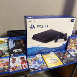 PS4 & 9 Games