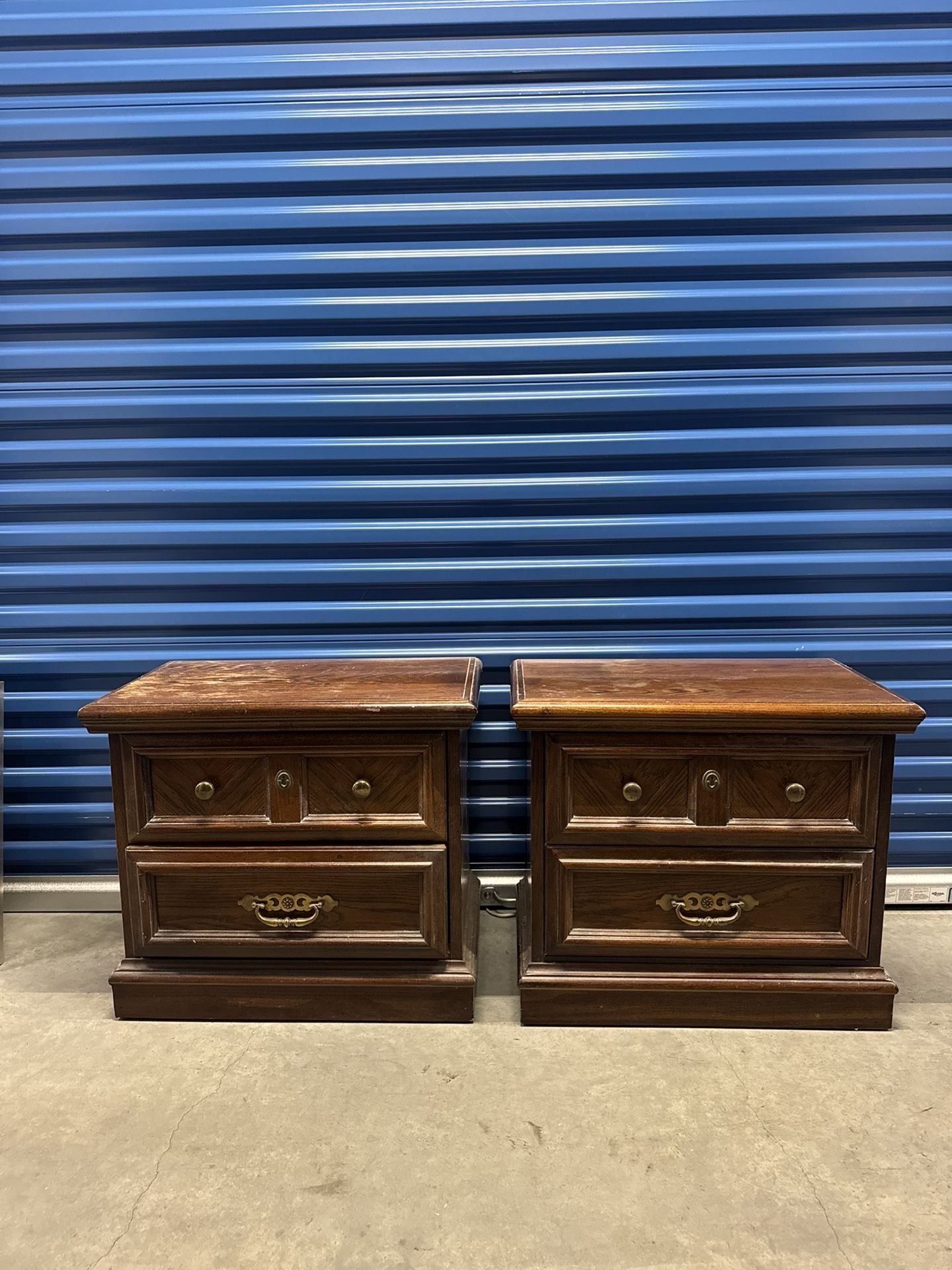 Vintage Nightstands (solid Wood)