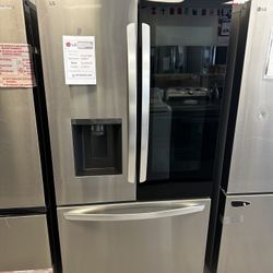 New LG Glass Door Refrigerator 