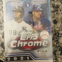 2021 Topps Chrome Baseball Blaster Box