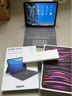iPad Pro 256GB, Pencil, Combo Touch keyboard