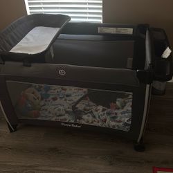 Play Pen & Double Stroller 