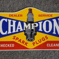 Heavy 18 Gauge Steel Champion Sign