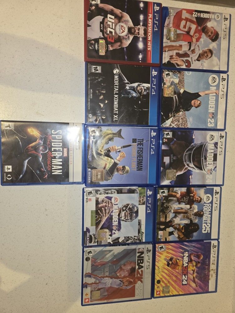 Playstation Games. PS5 Ps4