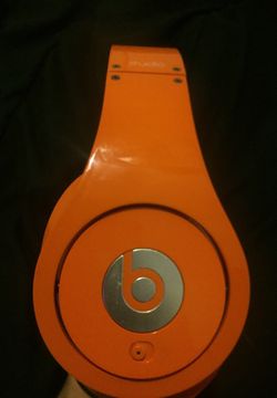 Orange beats by Dre studio
