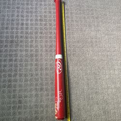 Mark McGwire Personal RED BAT  Model Little League Bat Rawlings Adirondack 24.5