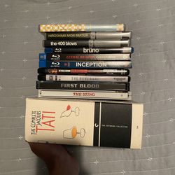 DVDs/Blu Rays/Steelbooks/4Ks/Criterion Movies