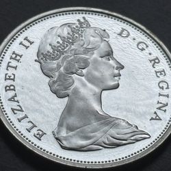 50 cent 1967 Coin Of Canada 