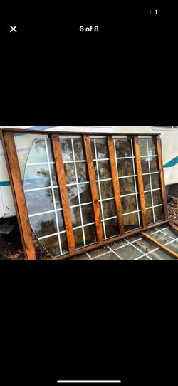 (2) DUAL PAINE ARCH WINDOWS