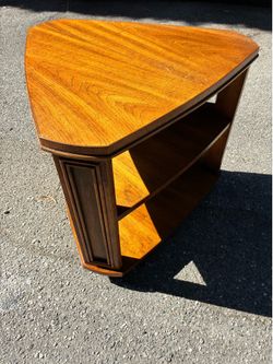 Drexel Triangle Midcentury Modern Guitar Pick Table