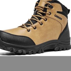 Care Nurse Men Brown Boots Size 9