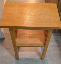 Beautiful real wood  side table .