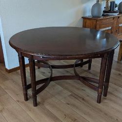 Ethan Allen 5 ft or 7 ft Round Dining Table