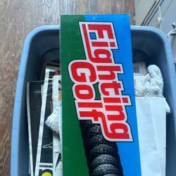 Snk Fighting Golf Arcade Video Game Marquee Sign 