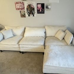 Chenille Cloud Sectional 