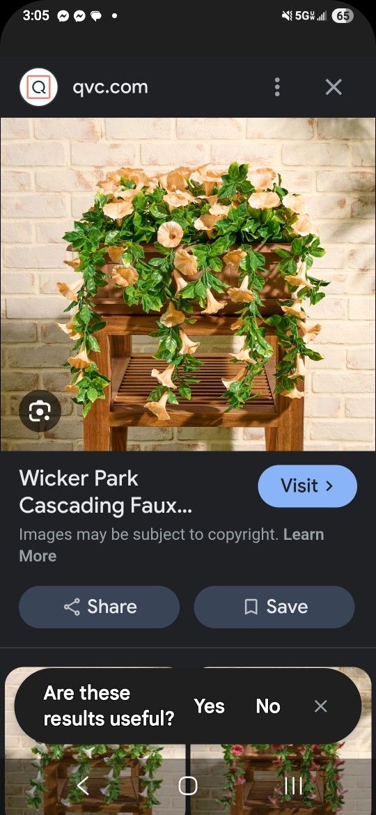 Cascading Flower Plant Artificial