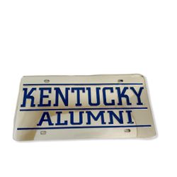 Kentucky Alumni Mirrored License Plate