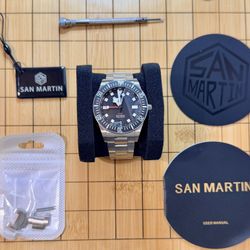 Automatic Watch- San Martin & WatchDives Collab GMT SN021B