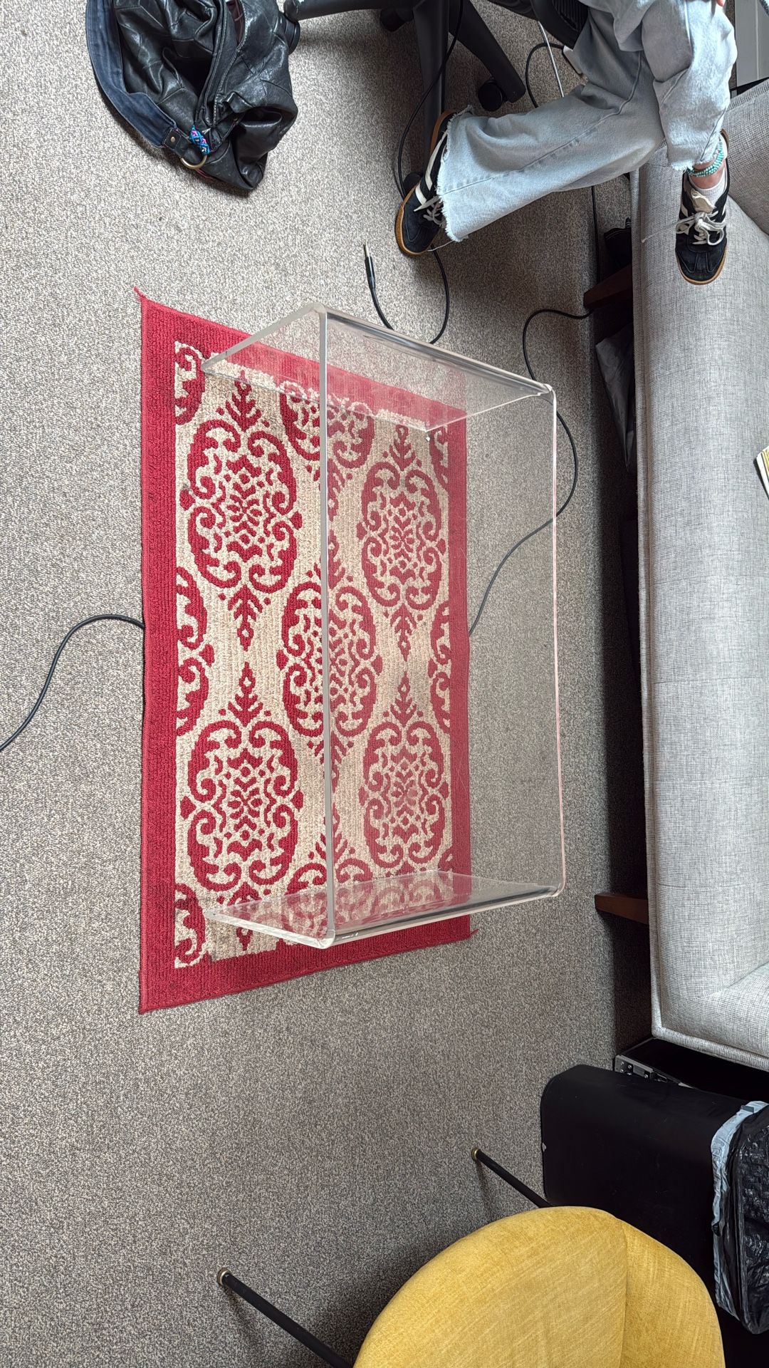 Clear Plastic Table