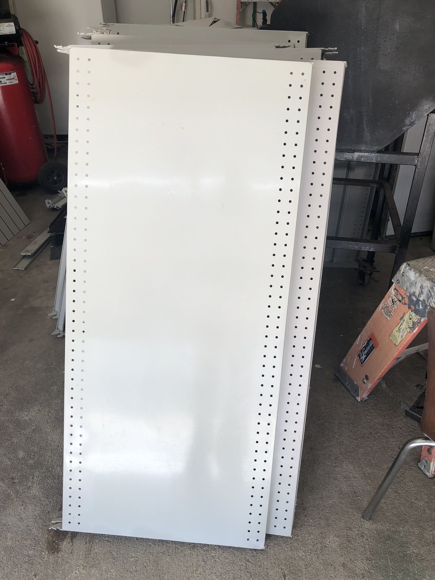 Slatwall Gondolas Gray Estante De Metal