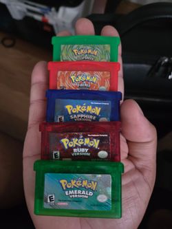 Pokemon Emerald, Ruby, Sapphire, Fire red, Leaf green