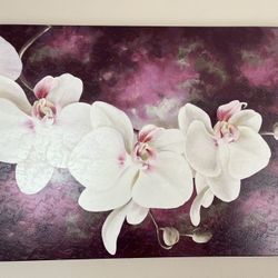 Canvas Flower Wall Art